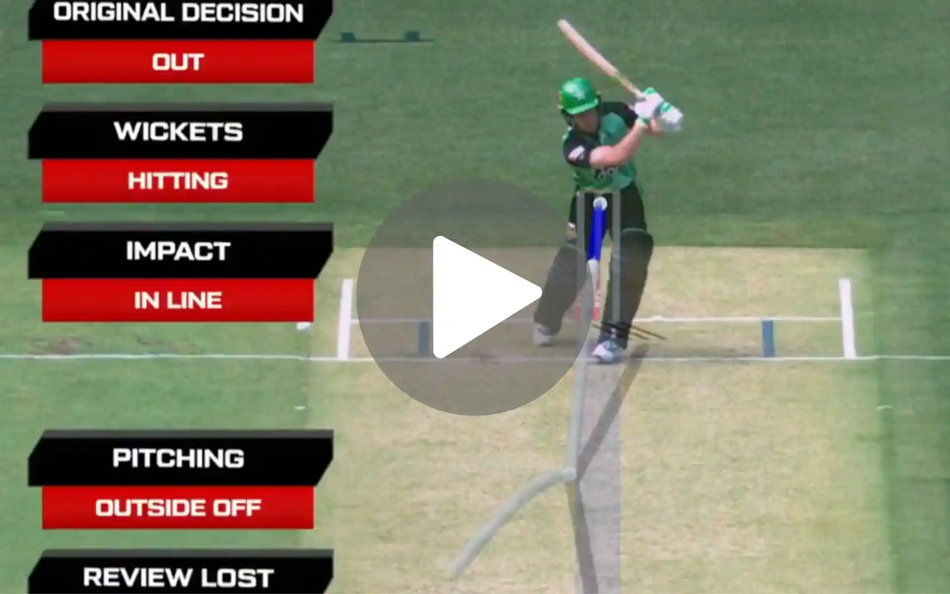 [Watch] DRS Blunder In BBL! Sam Harper Wastes Review With Hasty Decision vs Scorchers